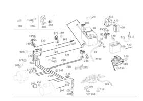 212-440-99-52 Mercedes-benz Genuine Electrical Wiring Harness