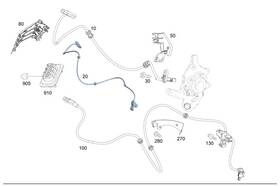 Mercedes-benz 212-540-26-05-64 Genuine Mercedes-benz Electrical Wiring Harness