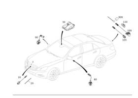 212-820-27-97-64 Mercedes-benz Genuine Camera