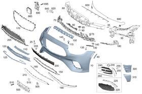 Mercedes-benz 213-540-31-93 Genuine Mercedes-benz Electrical Wiring Harness