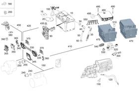 213-540-72-42 Mercedes-benz Genuine Electrical Wiring Harness