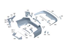 214-540-67-23 Mercedes-benz Genuine Electrical Wiring Harness