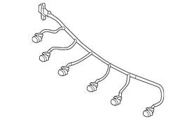 218-540-57-05-64 Mercedes-benz Genuine Electrical Wiring Harness