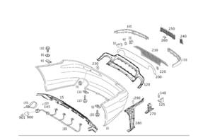 221-542-00-51 Mercedes-benz Genuine Spacer Ring