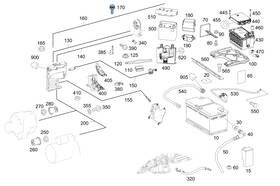 222-440-79-13 Mercedes-benz Genuine Electrical Wiring Harness