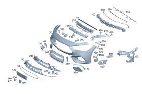 236-540-86-41 Mercedes-benz Genuine Electrical Wiring Harness