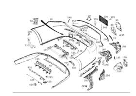 238-540-73-16 Mercedes-benz Genuine Electrical Wiring Harness