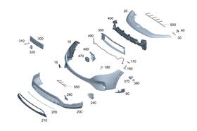 243-540-84-09-64 Mercedes-benz Genuine Electrical Wiring Harness