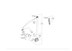 246-820-12-00 Mercedes-benz Genuine Electrical Wiring Harness 246-820-12-00 Mercedes-benz Genuine Electrical Wiring Harness