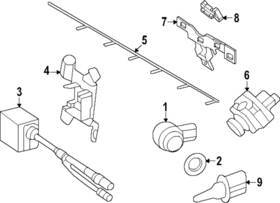 247-540-24-53 Mercedes-benz Genuine Harness