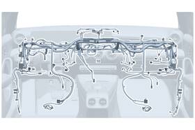 253-540-19-08 Mercedes-benz Genuine Electrical Wiring Harness 253-540-19-08 Mercedes-benz Genuine Electrical Wiring Harness