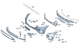 254-540-22-30 Mercedes-benz Genuine Electrical Wiring Harness 2545402230