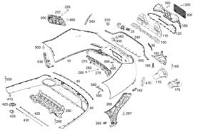 257-540-64-10 Mercedes-benz Genuine Electrical Wiring Harness 257-540-64-10 Mercedes-benz Genuine Electrical Wiring Harness