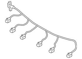 257-540-83-10 Mercedes-benz Genuine Harness