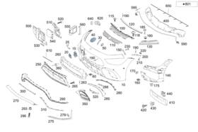 Mercedes-benz 290-540-86-10 Genuine Mercedes-benz Electrical Wiring Harness
