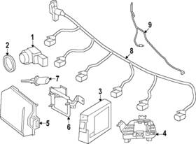 294-540-60-06 Mercedes-benz Genuine Wire Harness