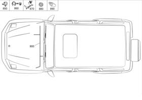 463-540-96-01 Mercedes-benz Genuine Electrical Wiring Harness