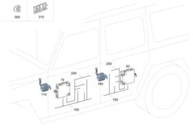 Mercedes-benz 463-820-34-08 Genuine Mercedes-benz Electrical Wiring Harness