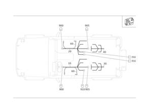 463-820-71-00 Mercedes-benz Genuine Electrical Wiring Harness