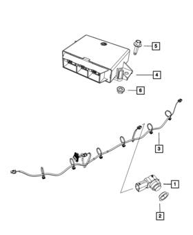 1tr59nf2ac Mopar Genuine Park Assist Sensor