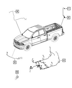68189123ac Mopar Genuine Jumper Wiring 68189123ac Mopar Genuine Jumper Wiring