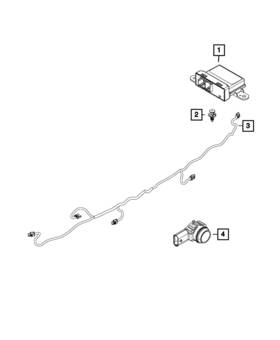 68255505aa Mopar Genuine Rear Fascia Wiring 68255505aa Mopar Genuine Rear Fascia Wiring
