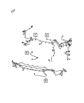 68274329ab Mopar Genuine Front Fascia Wiring 68274329ab Mopar Genuine Front Fascia Wiring