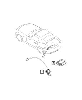 68454768aa Mopar Genuine Rear View Camera