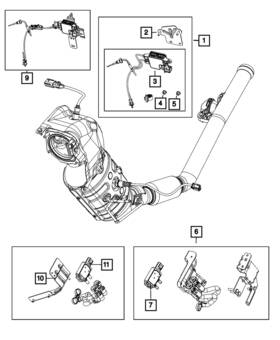 68456800ac Mopar Genuine Sensor Mounting Bracket