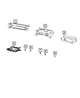 68482866aa Mopar Genuine Module Bracket