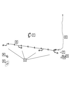 68529696ab Mopar Genuine Distance Sensor Wiring