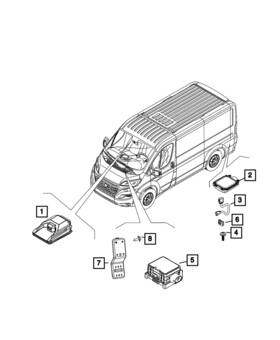68578338aa Mopar Genuine Forward Facing Camera Module