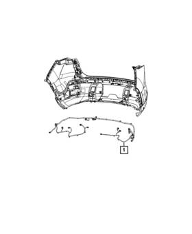 68592701ab Mopar Genuine Rear Fascia Wiring 68592701ab Mopar Genuine Rear Fascia Wiring