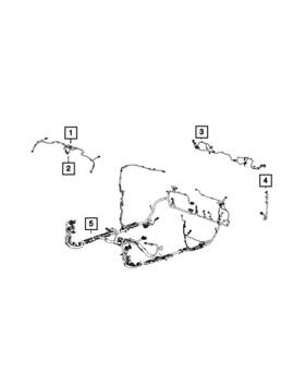 68606496aa Mopar Genuine Rear Fascia Wiring