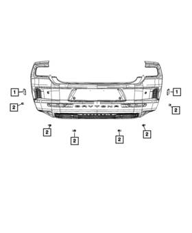 7mf58sseaa Mopar Genuine Park Assist Sensor