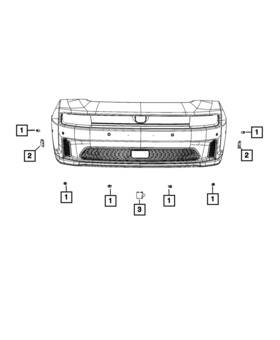 7rw86kxjaa Mopar Genuine Park Assist Sensor