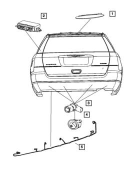 Yk91bb8aa Mopar Genuine Park Assist Sensor