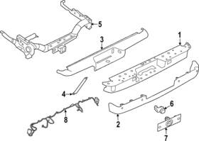 Nissan 24015-9fu3a Genuine Parking Aid System Wiring Harness