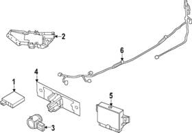 24093-6rz0c Nissan Genuine Sensor Harness 24093-6rz0c Nissan Genuine Sensor Harness