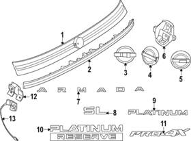 28442-7ja0a Nissan Genuine Rear Camera