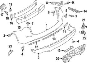 28533-4cl0b Nissan Genuine Sensor Protector