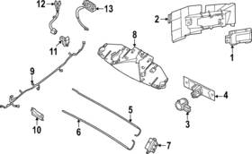 28533-6ta2e Nissan Genuine Park Sensor Cover