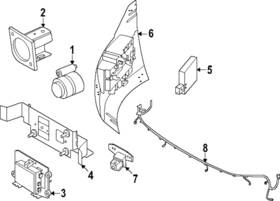 28533-7ka0a Nissan Genuine Park Sensor Bracket