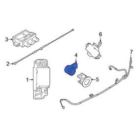 284387fl8c Nissan Oe For Rogue 2019-2020 Rear Outer Parking Aid Sensor