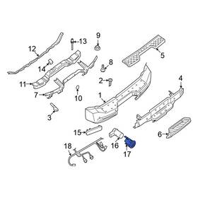 28452zz50a Nissan Oe For Armada 2012-2015 Outer Parking Aid Sensor Bracket