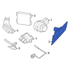 285335mp1e Nissan Oe For Ariya 23-25 Rear Left Outer Parking Aid Sensor Housing 285335mp1e Nissan Oe For Ariya 23-25 Rear Left Outer Parking Aid Sensor Housing