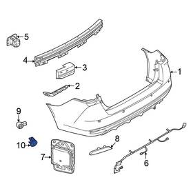 285336em0a Nissan Oe For Versa 2023-2024 Parking Aid Sensor Bracket 285336em0a Nissan Oe For Versa 2023-2024 Parking Aid Sensor Bracket