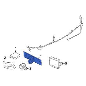 285336rc4a Nissan Oe For Rogue 24-25 Rear Right Inner Parking Aid Sensor Housing