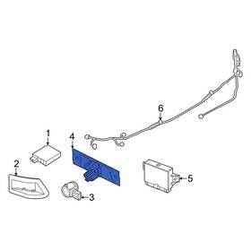 285336rd4a Nissan Oe For Rogue 24 Rear Left Inner Parking Aid Sensor Housing