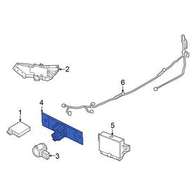 285336rf1a Nissan Oe For Rogue 24-25 Rear Left Outer Parking Aid Sensor Housing